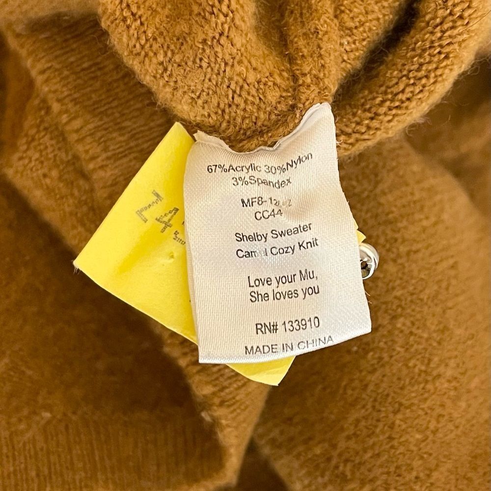 Show Me Your Mumu Shelby Sweater Size Medium Tie Front Long Sleeve Soft - Picture 8 of 9